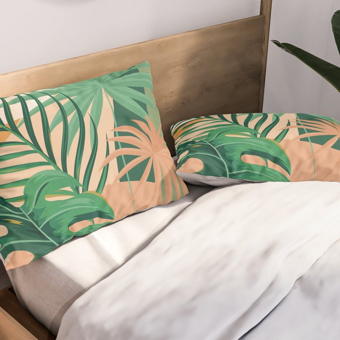 Jungle Abstract 3 Pillow Sham Gallery Image 2
