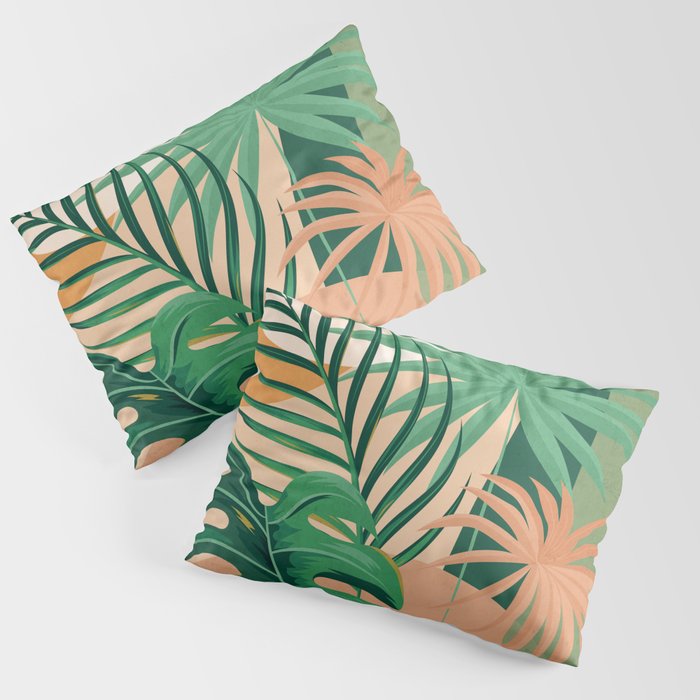 Jungle Abstract 3 Pillow Sham Gallery Image 3