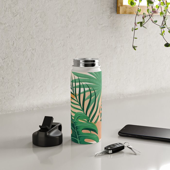 Jungle Abstract 3 Water Bottle Gallery Image 4