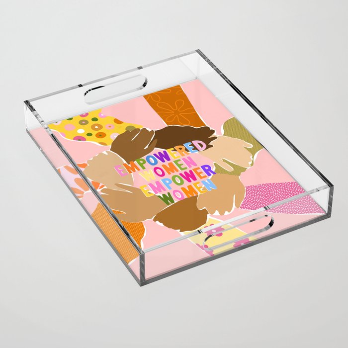 Women supporting Women Acrylic Tray Gallery Image 1