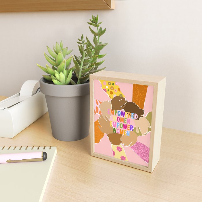 Women supporting Women Mini Art Print Gallery Image 2