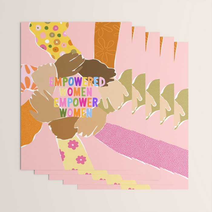 Women supporting Women Wrapping Paper Gallery Image 3