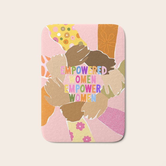 Women supporting Women Bath Mat Gallery Image 1