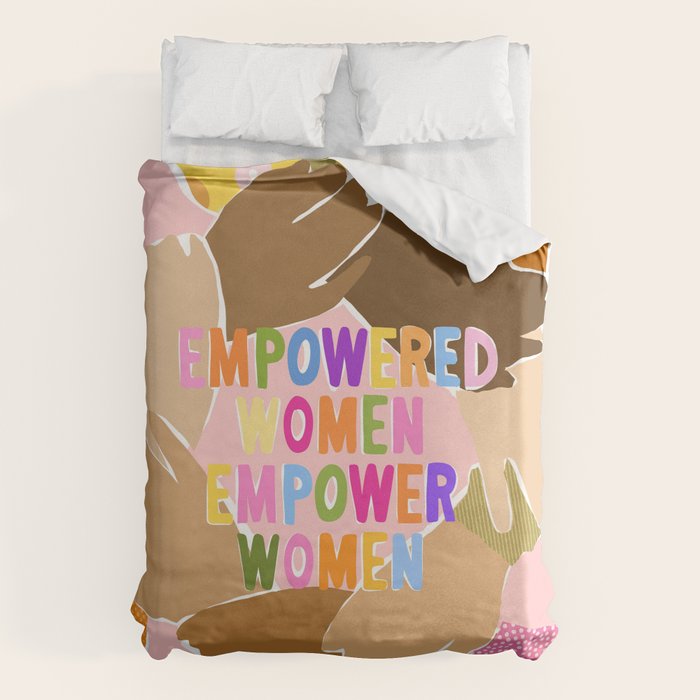 Women supporting Women Duvet Cover Gallery Image 1