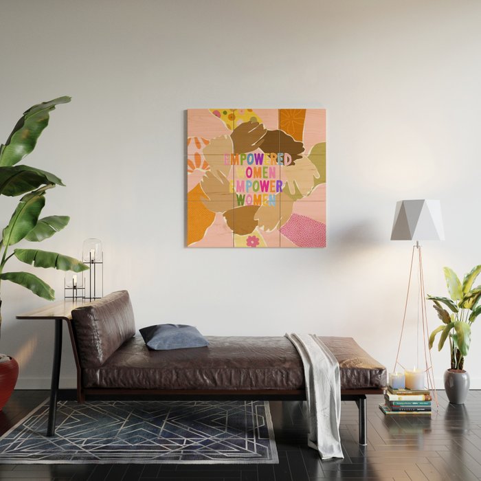Women supporting Women Wood Wall Art Gallery Image 2