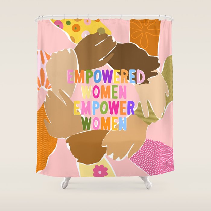 Women supporting Women Shower Curtain Gallery Image 1