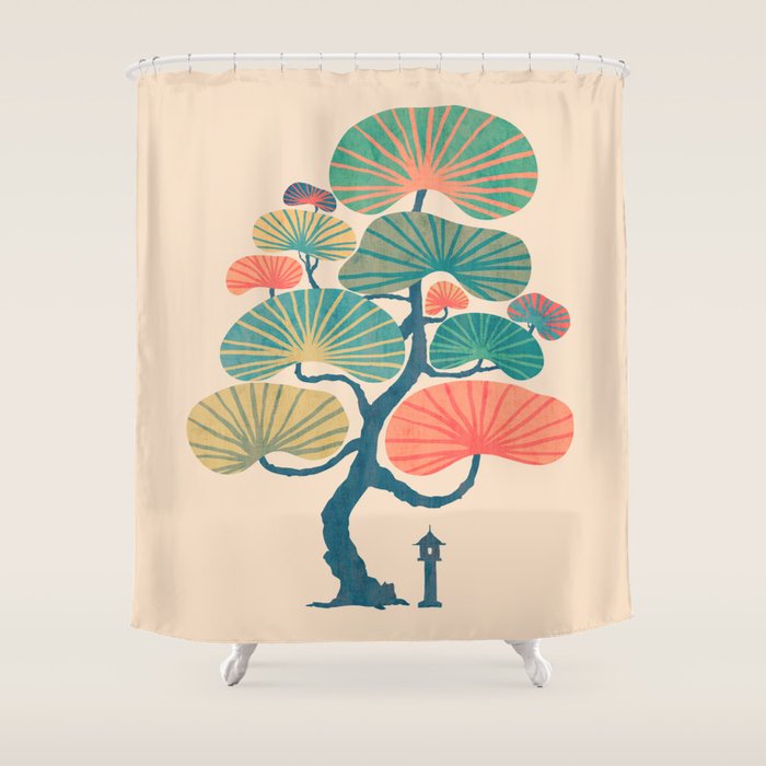 Japan garden Shower Curtain Gallery Image 1