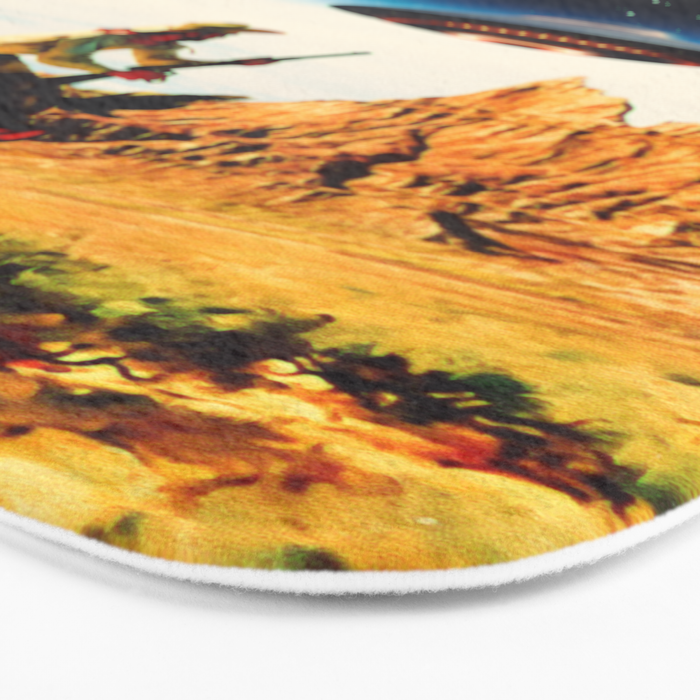 UFO Space Chase Bath Mat Gallery Image 3