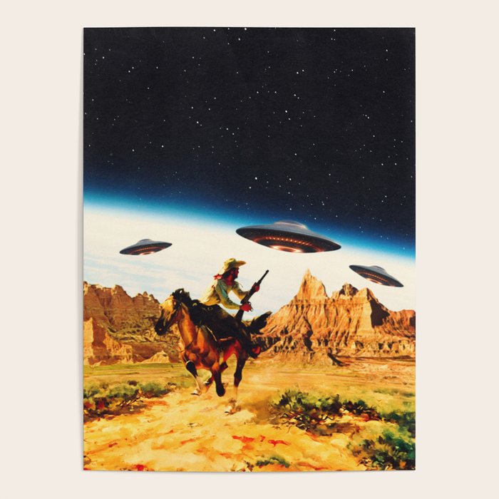 UFO Space Chase Poster Gallery Image 1