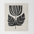 Double Leaf Bell Bloom Throw Blanket Gallery Image 2