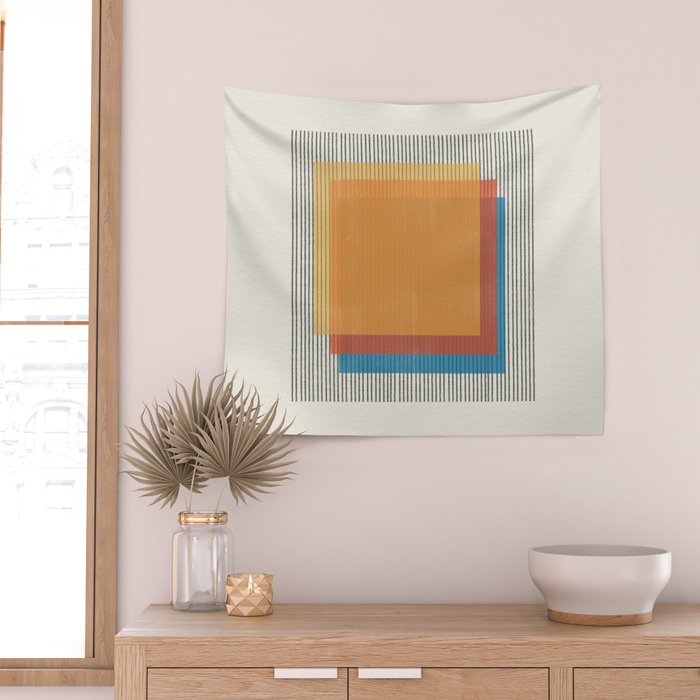 Midcentury Modern Object 01 Wall Tapestry Gallery Image 2
