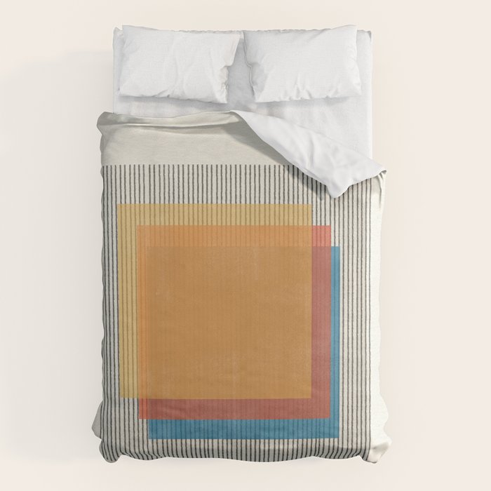 Midcentury Modern Object 01 Duvet Cover Gallery Image 1