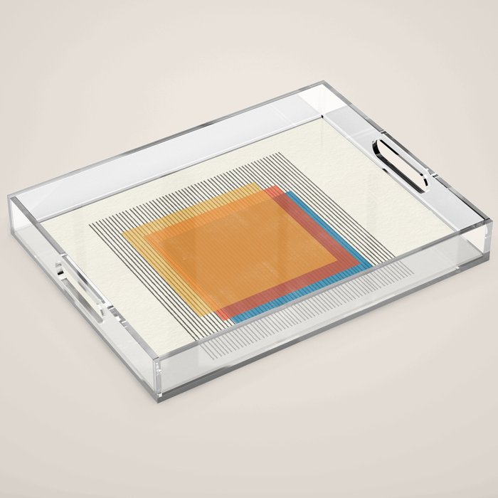 Midcentury Modern Object 01 Acrylic Tray Gallery Image 1