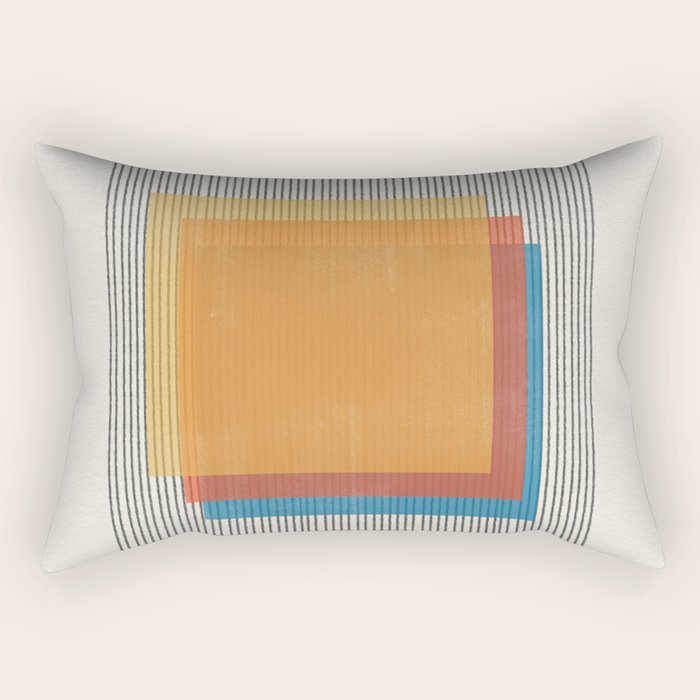 Midcentury Modern Object 01 Rectangular Pillow