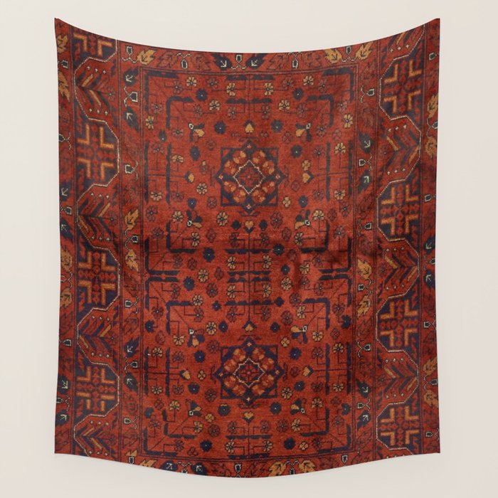 Traditional Vintage Moroccan Rug Design E13 Wall Tapestry Gallery Image 4