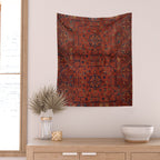 Traditional Vintage Moroccan Rug Design E13 Wall Tapestry Gallery Image 2