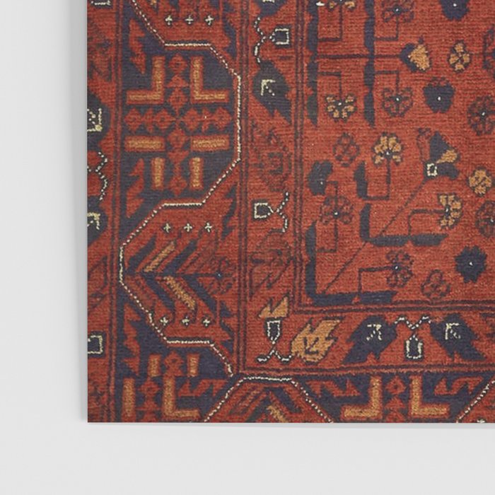 Traditional Vintage Moroccan Rug Design E13 Poster Gallery Image 3