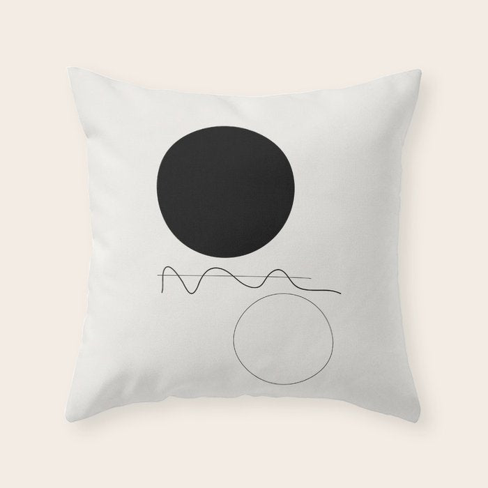 Beyond the Form II - The Echo Throw Pillow Gallery Image 6