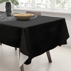 Flower of life on black Tablecloth Gallery Image 3