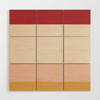 Contemporary Color Block II Wood Wall Art Gallery Image 1