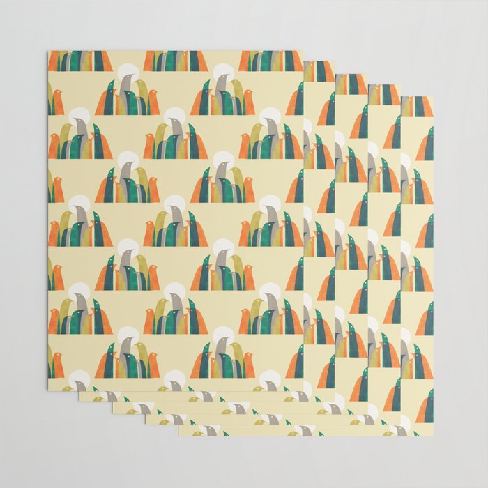 Wild birds at the beach Wrapping Paper Gallery Image 3