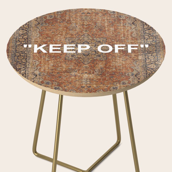 vintage musrad rug - keep off Side Table Gallery Image 2