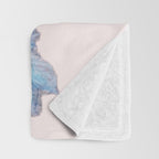 Sisters - White Christmas - Watercolor Throw Blanket Gallery Image 3