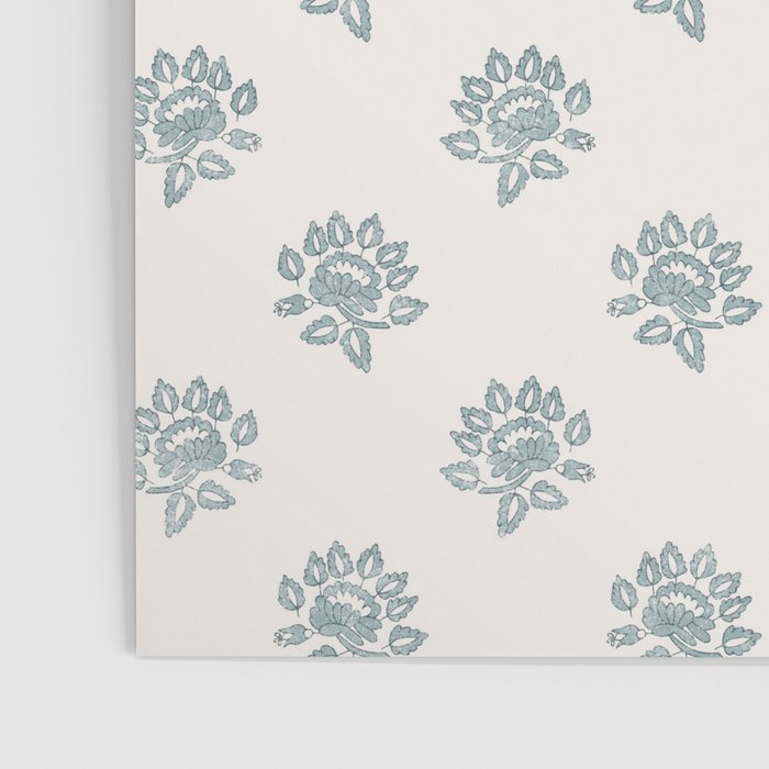 Small Distressed Block Print - Seaglass Poster Gallery Image 3