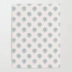 Small Distressed Block Print - Seaglass Poster Gallery Image 4
