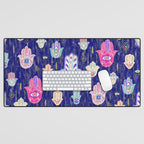 Hamsa Mystical Protection Desk Mat Gallery Image 1