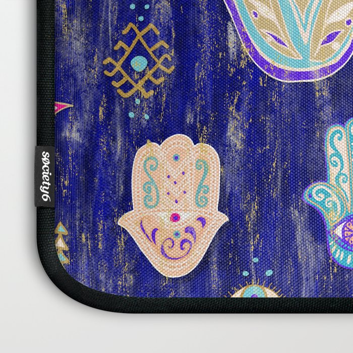 Hamsa Mystical Protection Laptop Sleeve Gallery Image 3
