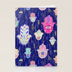 Hamsa Mystical Protection Stationery Card Gallery Image 2
