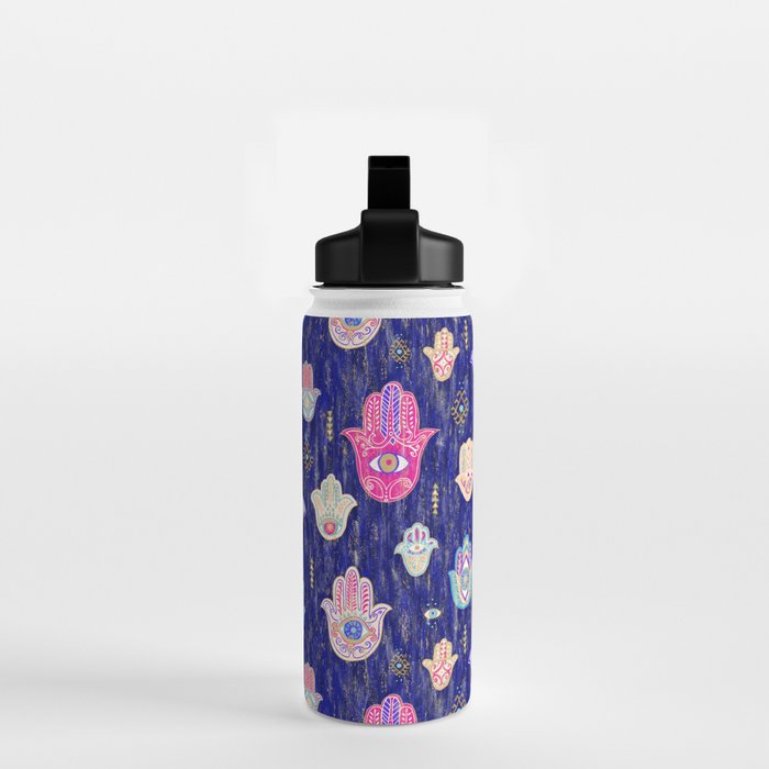 Hamsa Mystical Protection Water Bottle Gallery Image 2
