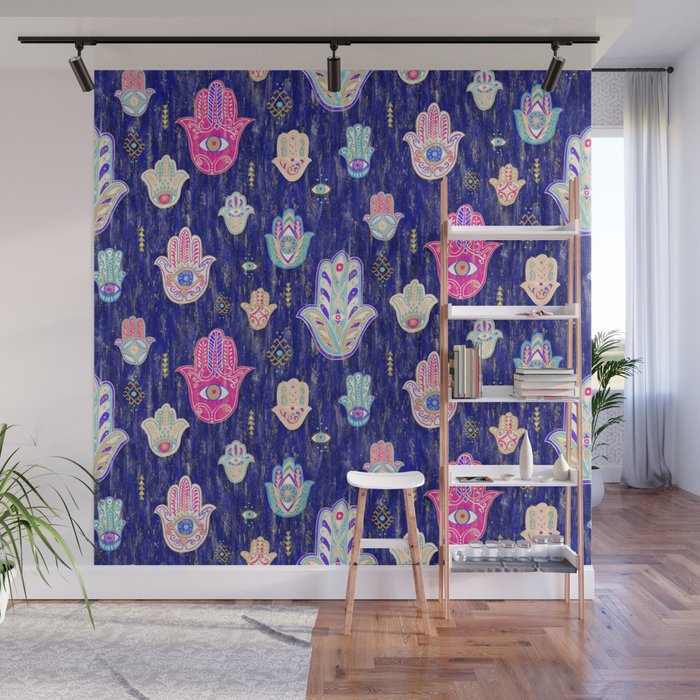 Hamsa Mystical Protection Wall Mural Gallery Image 1