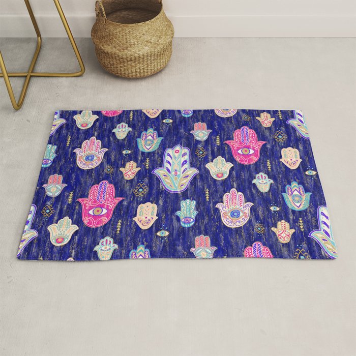 Hamsa Mystical Protection Rug Gallery Image 1