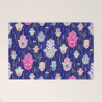 Hamsa Mystical Protection Welcome Mat Gallery Image 1