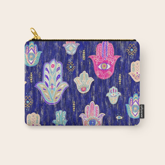 Hamsa Mystical Protection Carry All Pouch Gallery Image 1