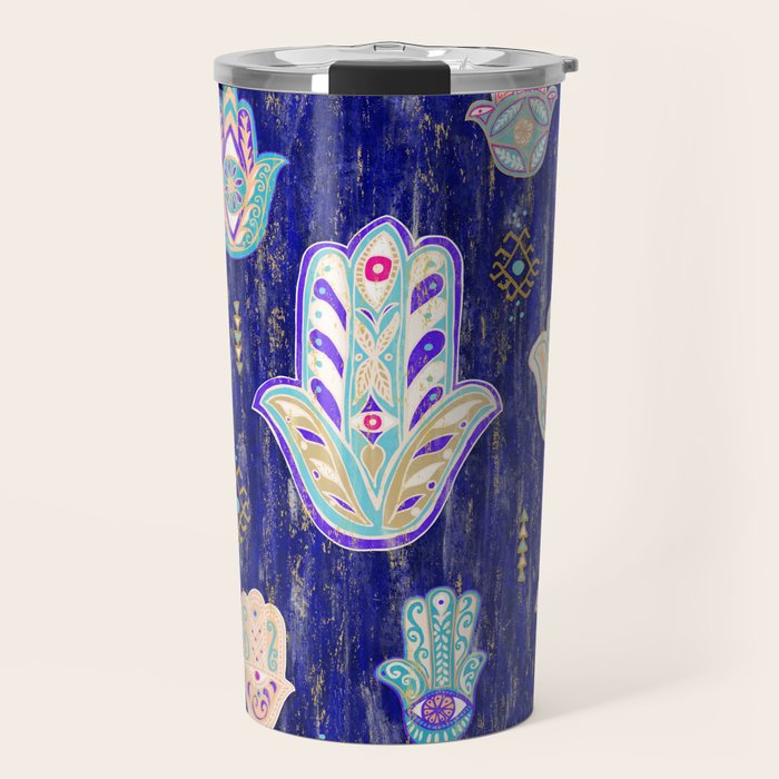 Hamsa Mystical Protection Travel Mug Gallery Image 1