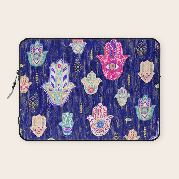 Hamsa Mystical Protection Laptop Sleeve Gallery Image 1
