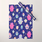 Hamsa Mystical Protection Wrapping Paper Gallery Image 1