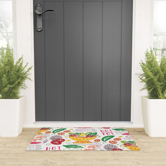 Hot Pot Shabu Shabu Soup Welcome Mat Gallery Image 3