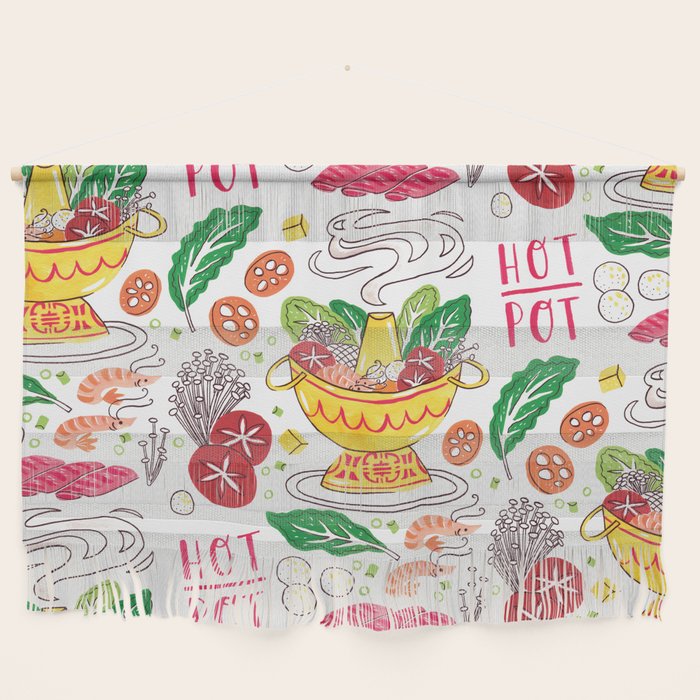 Hot Pot Shabu Shabu Soup Wall Hanging Gallery Image 1