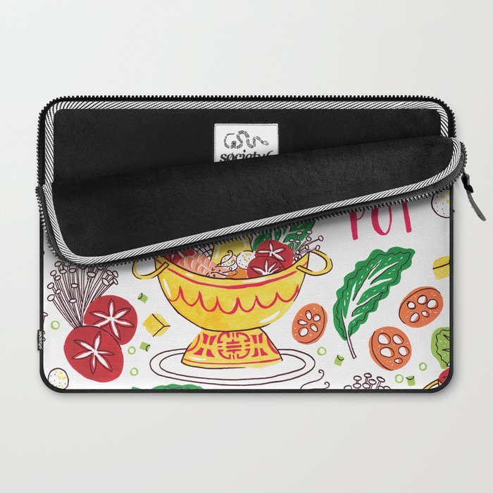 Hot Pot Shabu Shabu Soup Laptop Sleeve Gallery Image 2