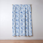 Floral pleasure pattern BW Window Curtain Gallery Image 3