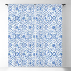 Floral pleasure pattern BW Window Curtain Gallery Image 5