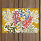 Lovely foxglove Outdoor Rug Gallery Image 1