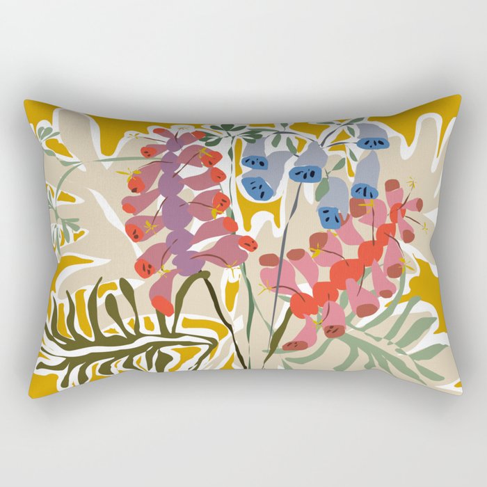 Lovely foxglove Rectangular Pillow Gallery Image 2