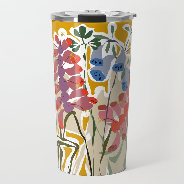 Lovely foxglove Travel Mug Gallery Image 1