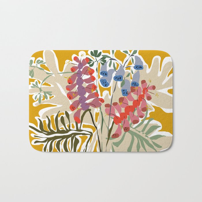 Lovely foxglove Bath Mat Gallery Image 1