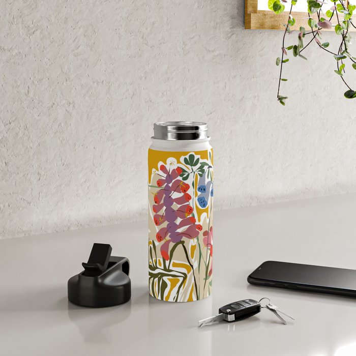Lovely foxglove Water Bottle Gallery Image 4